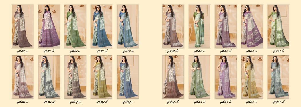 RUCHI SUPER KESAR CHIFFON 46TH EDITION Latest Regular Wear Printed Saree Collection